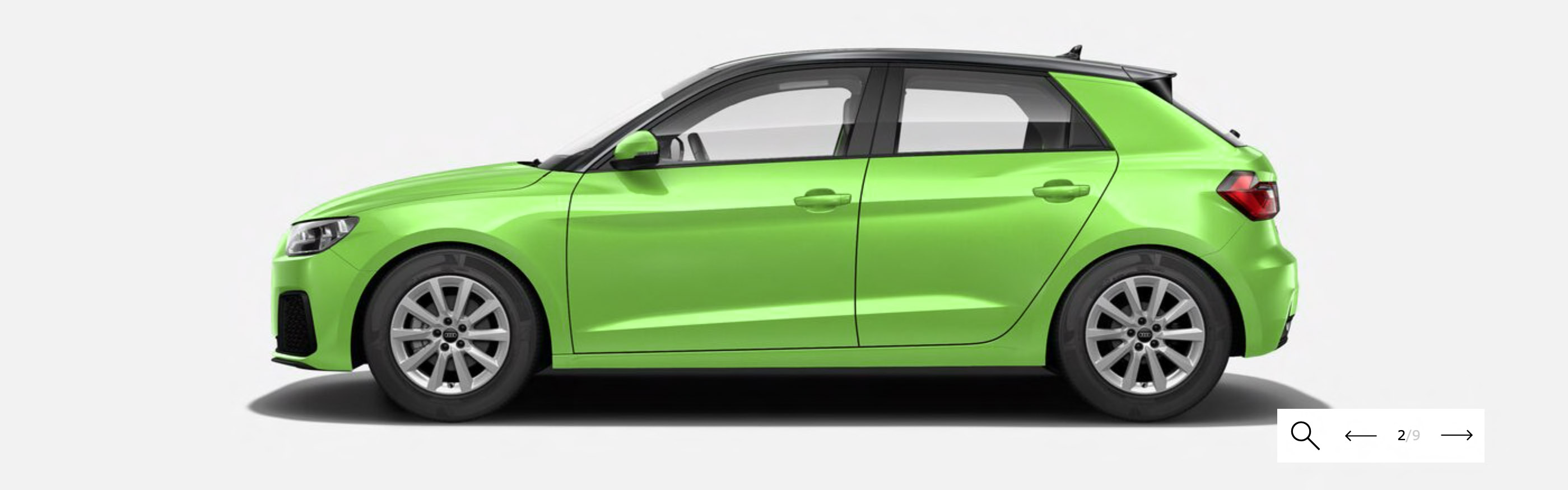 Custom Lime Audi A1