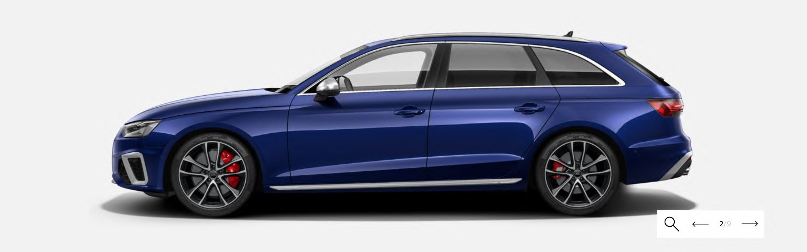 Midnight Blue Audi S4 Avant